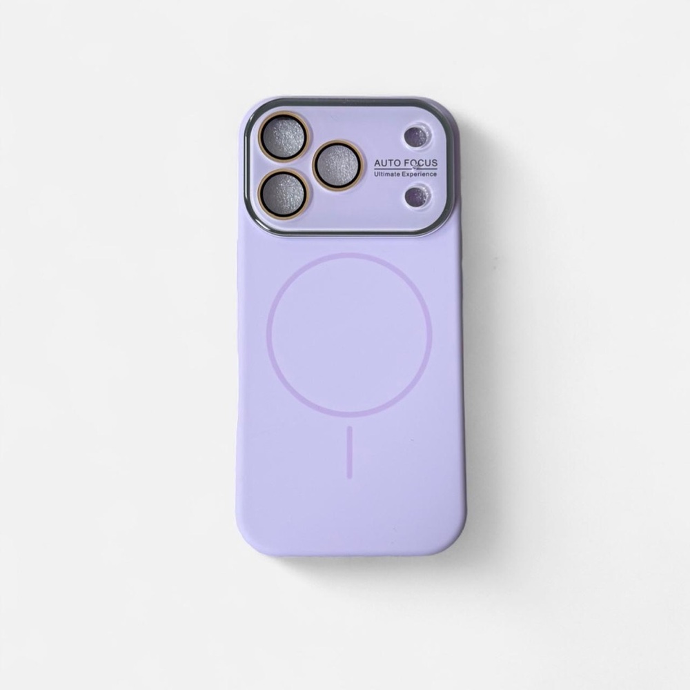 lavender iphone 17 pro case with camera protection